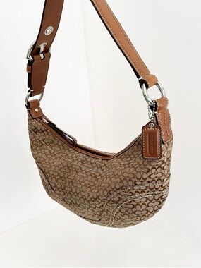 Vintage Y2K Coach Soho Mini Signature Hobo Bag